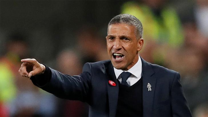 Chris Hughton's Brighton are on an excellent run of eight points from their last five games. 